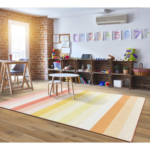 Schoolgirl Style Simply Safari Sunset Stripes Rugs