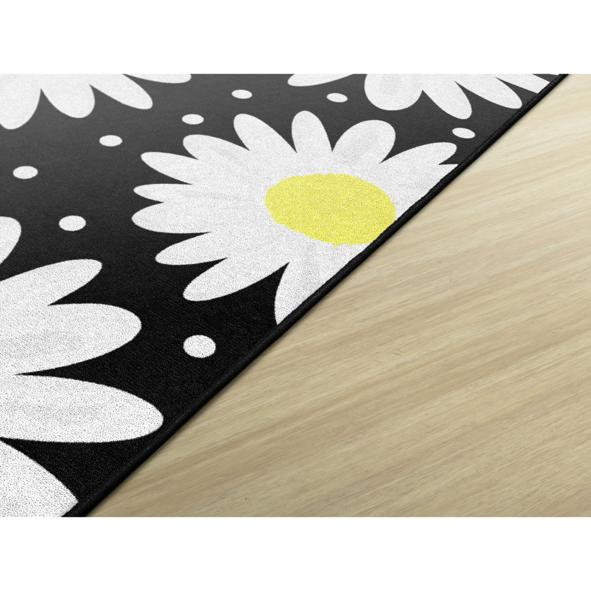 Schoolgirl Style Daisy Polka Dots Rugs