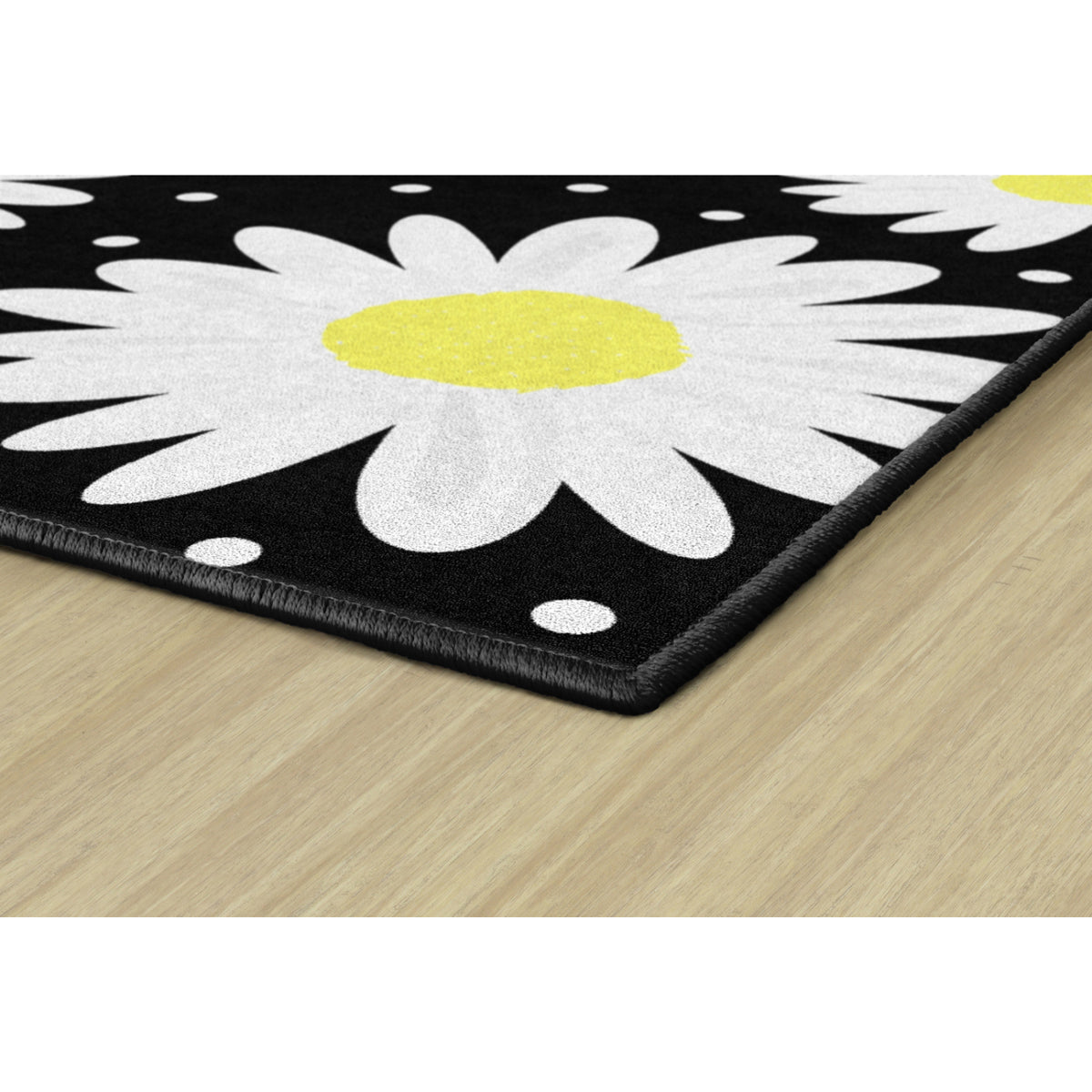 Schoolgirl Style Daisy Polka Dots Rugs
