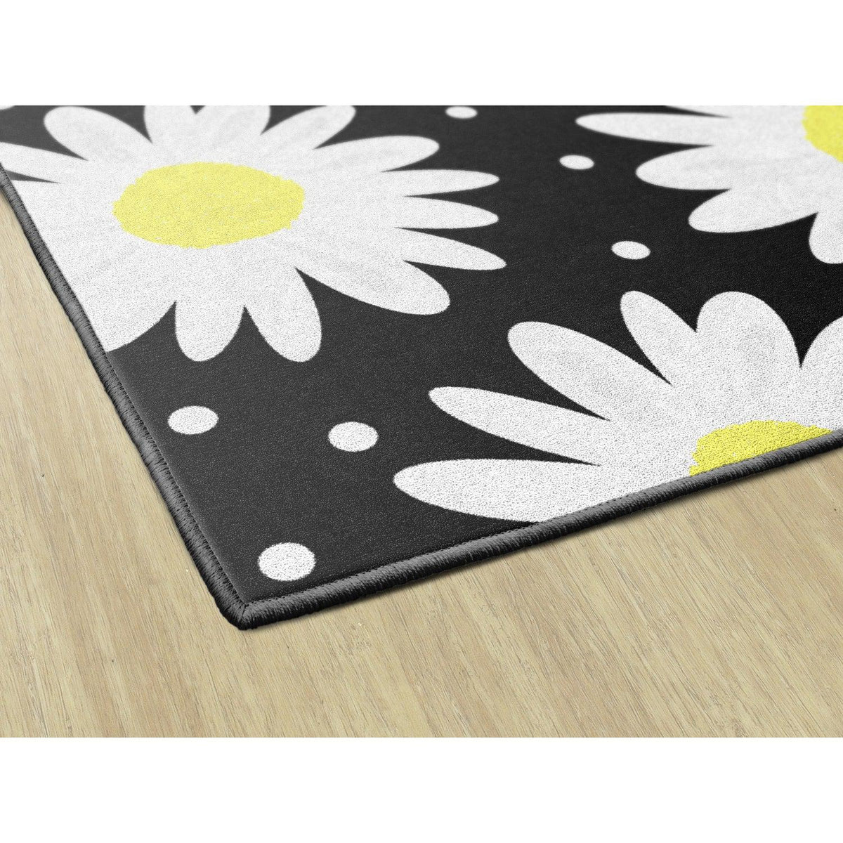 Schoolgirl Style Daisy Polka Dots Rugs
