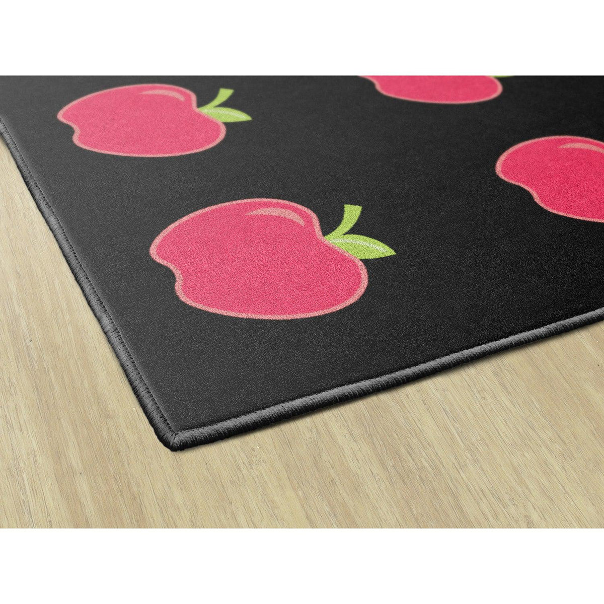 Schoolgirl Style Apple Of My Eye Light Criss Cross Rug, 7'6" x 12' Rectangle