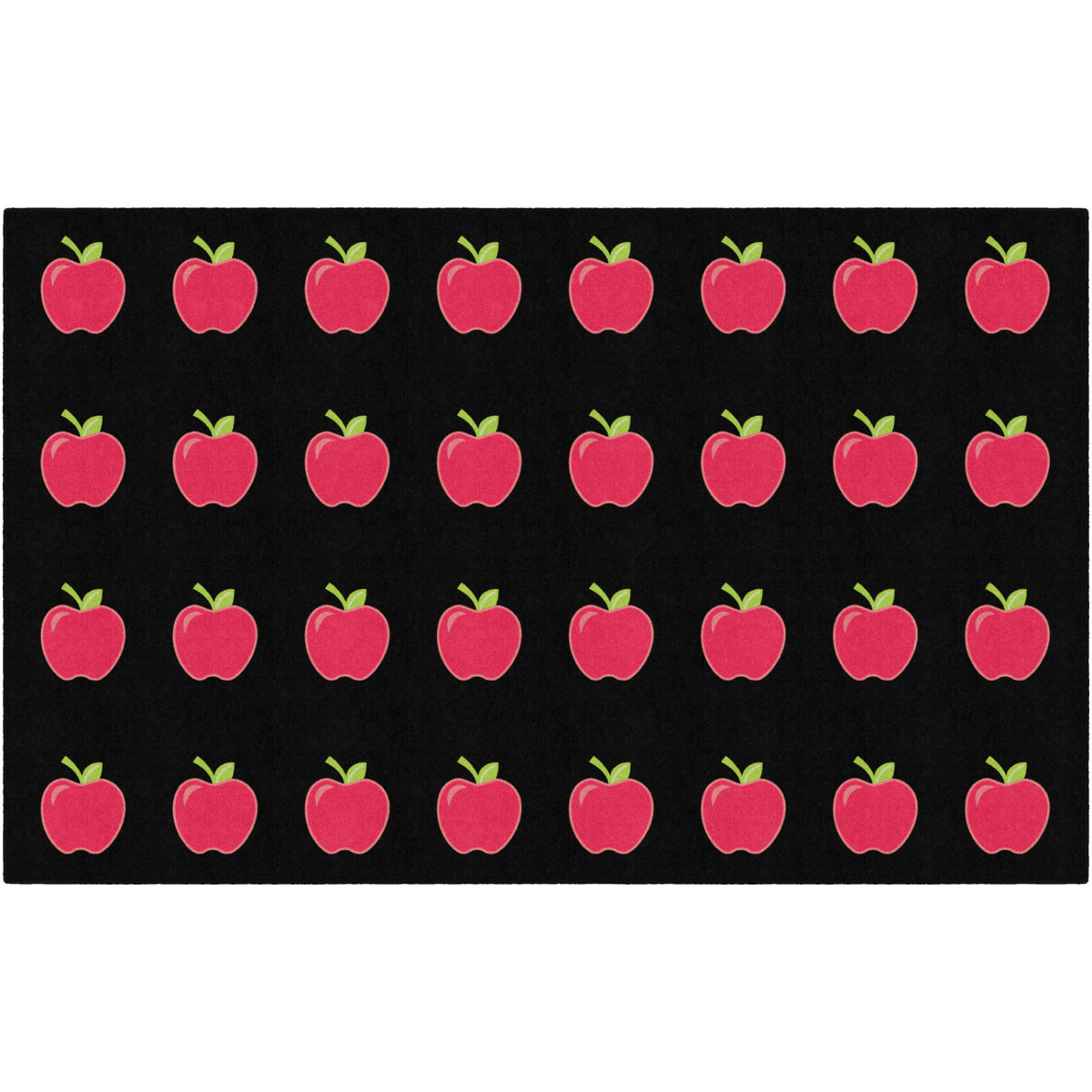 Schoolgirl Style Apple Of My Eye Light Criss Cross Rug, 7'6" x 12' Rectangle