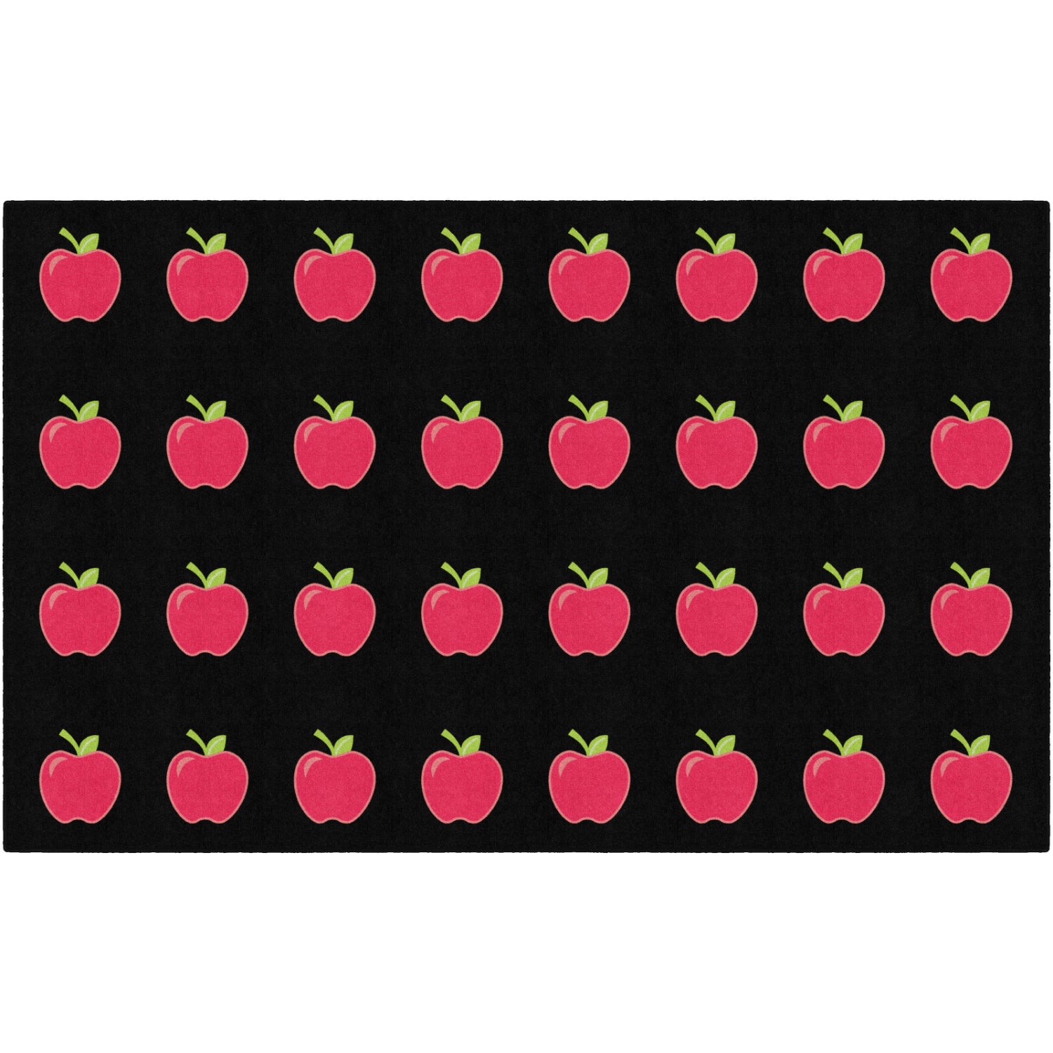Schoolgirl Style Apple Of My Eye Light Criss Cross Rug, 7'6" x 12' Rectangle
