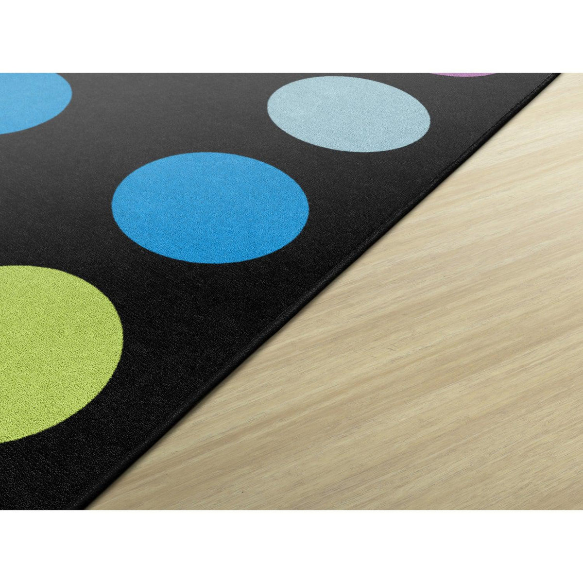 Schoolgirl Style Rainbow Spot Criss Cross Rug, 7'6" x 12' Rectangle