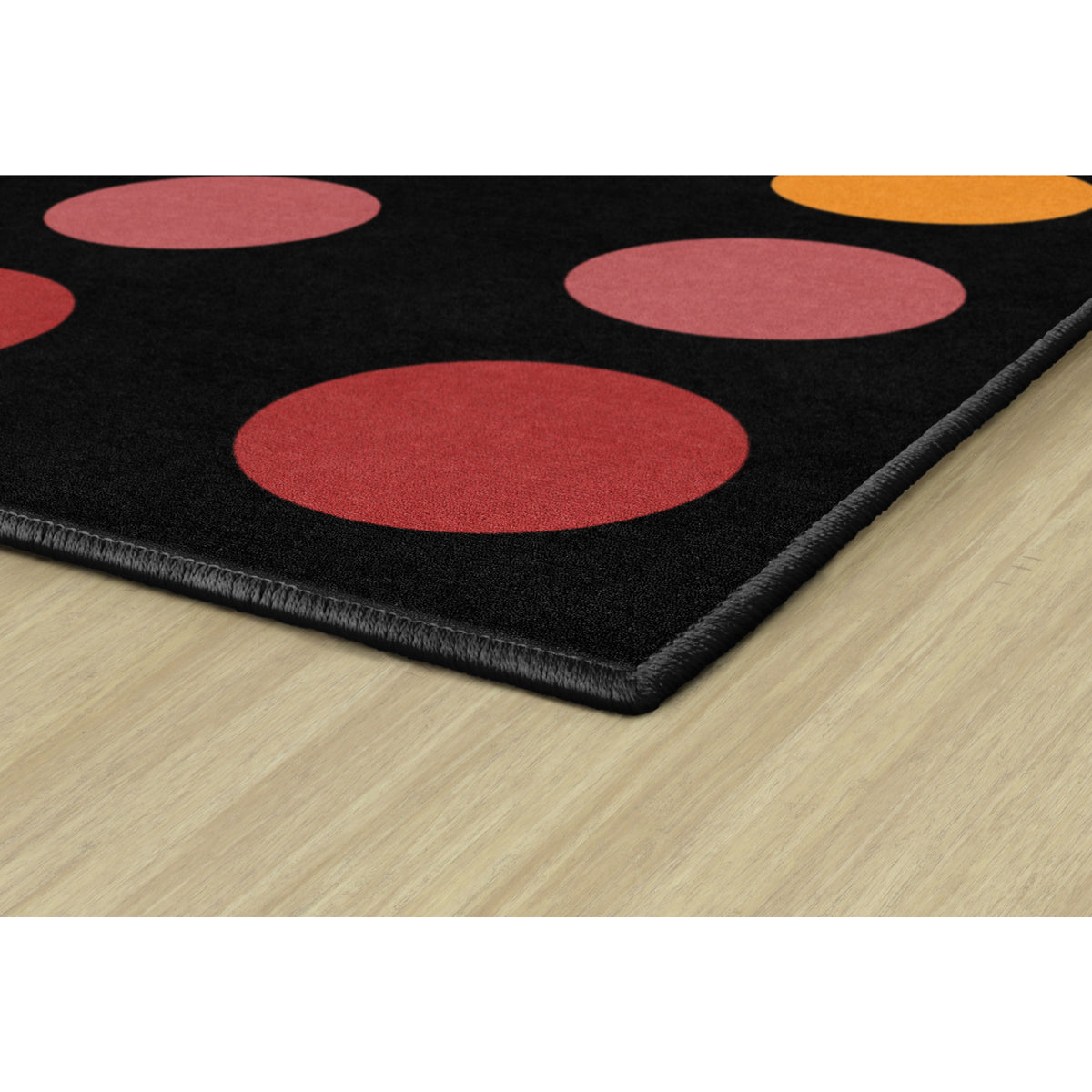 Schoolgirl Style Rainbow Spot Criss Cross Rug, 7'6" x 12' Rectangle