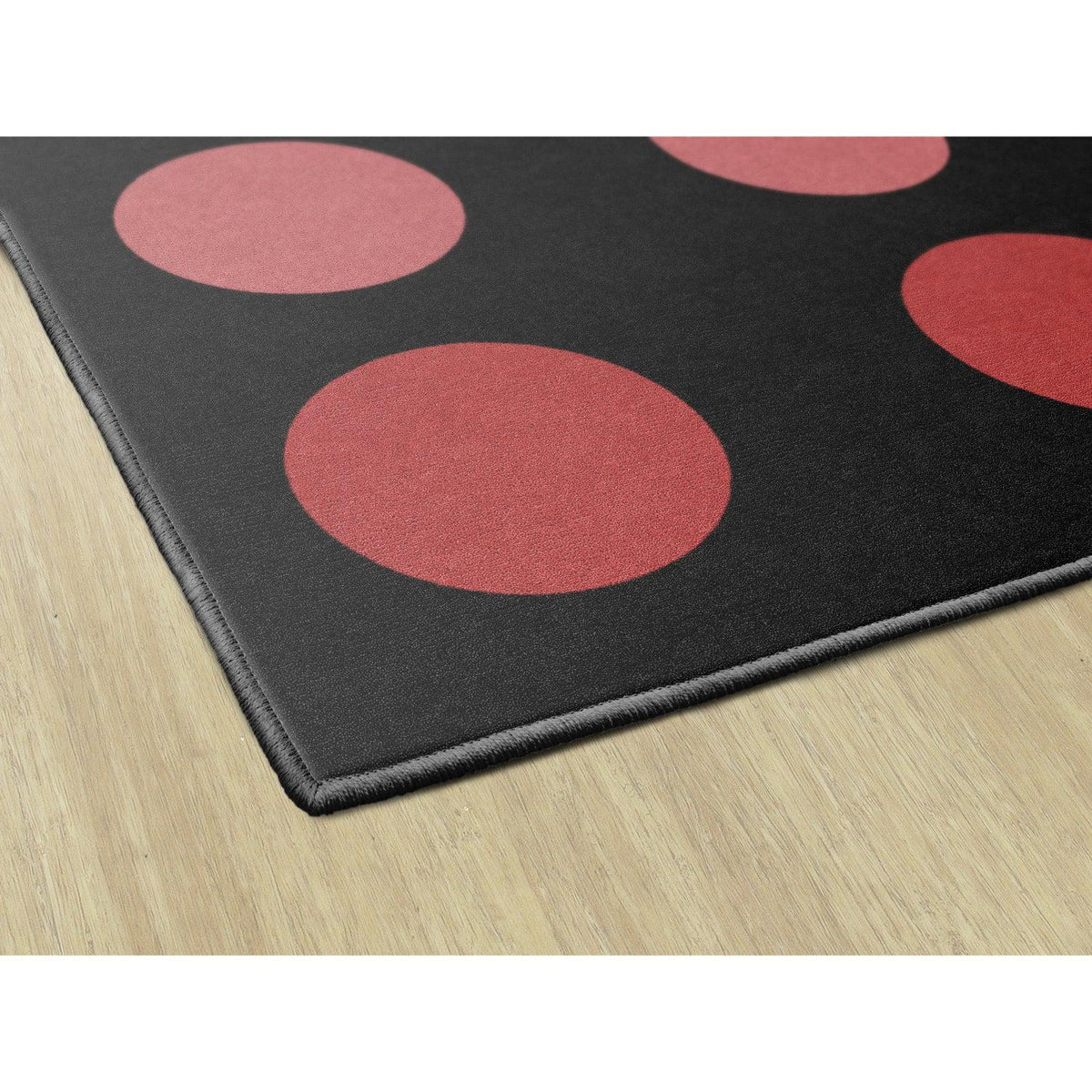 Schoolgirl Style Rainbow Spot Criss Cross Rug, 7'6" x 12' Rectangle