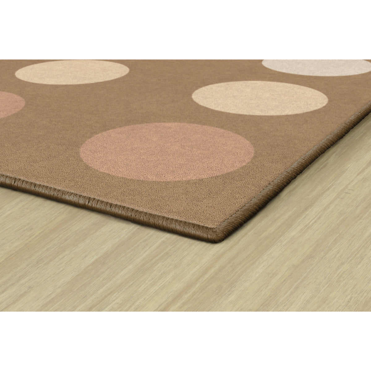 Schoolgirl Style Neutral Dark Criss Cross Rug, 7'6" x 12' Rectangle