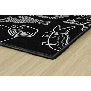 Schoolgirl Style Simply Safari Black And White Rugs