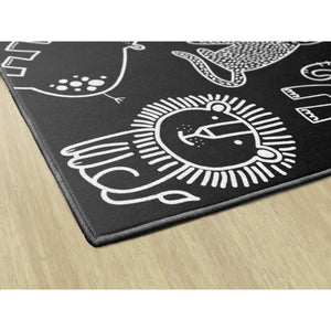 Schoolgirl Style Simply Safari Black And White Rugs