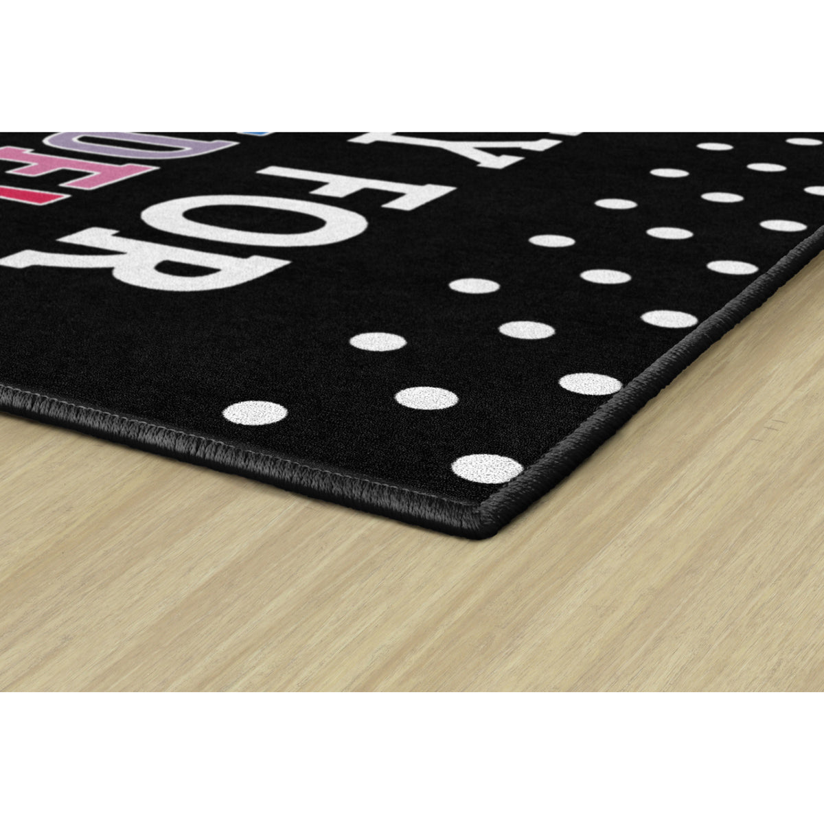 Schoolgirl Style Hooray For 3rd Grade On Black Rugs