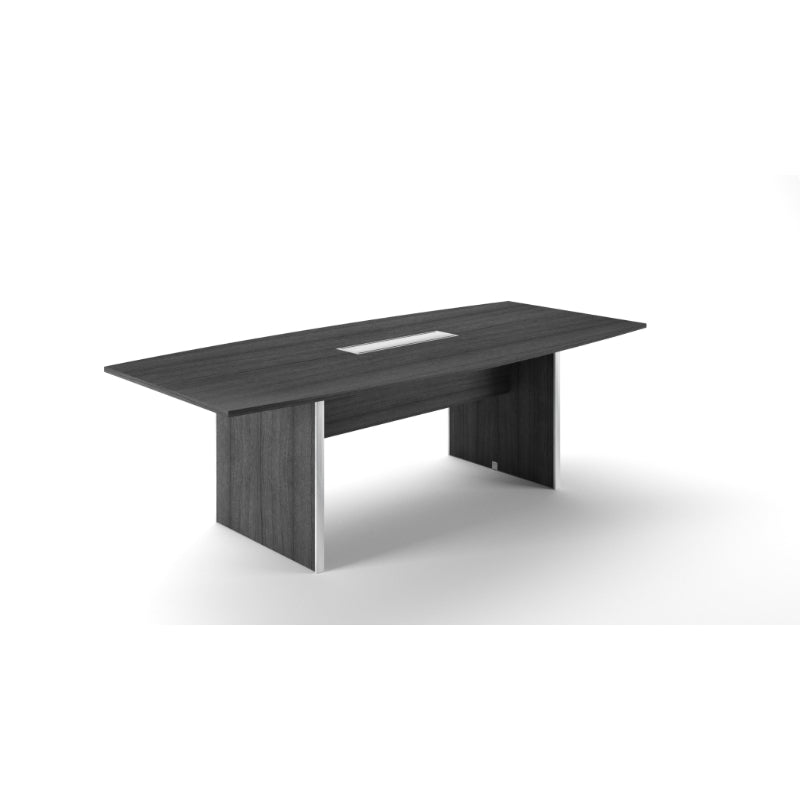 Potenza Executive Deluxe 8' Boat-Shape Conference Table, Laminate Top, FREE SHIPPING