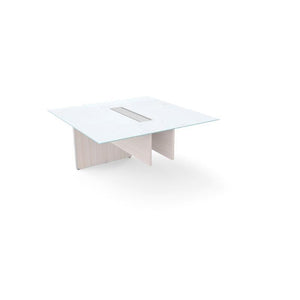 4' Glass Top Extension for 10' and 12' Potenza Executive Deluxe Glass Top Conference Tables, FREE SHIPPING