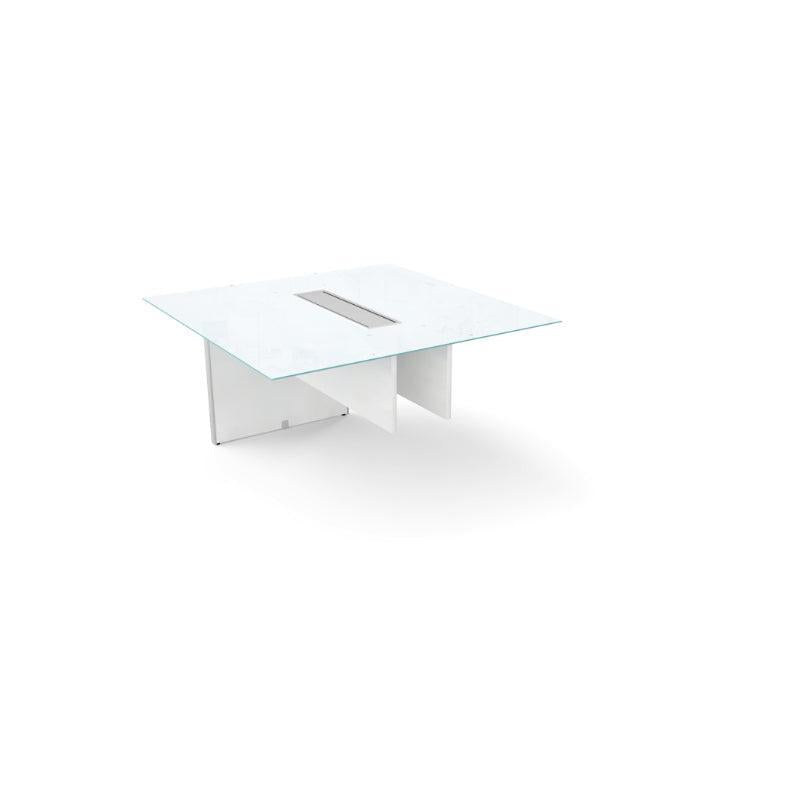 4' Glass Top Extension for 10' and 12' Potenza Executive Deluxe Glass Top Conference Tables, FREE SHIPPING