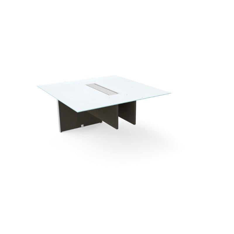 4' Glass Top Extension for 10' and 12' Potenza Executive Deluxe Glass Top Conference Tables, FREE SHIPPING