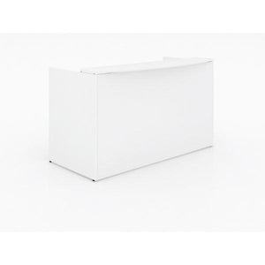 Potenza Rectangular Reception Desk with Laminate Transactional  Top, FREE SHIPPING
