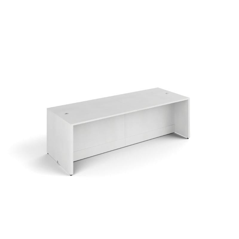 Squadra Collaborative Table with Laminate Legs, Top and Modesty Panel, 96" W x 30" H, FREE SHIPPING