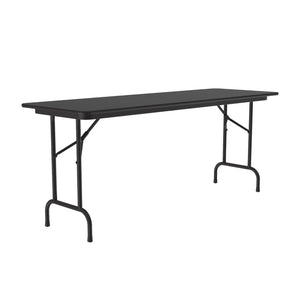 Correll Commercial Laminate Folding Table, Rectangle, 24" x 72", Fixed 29" Height