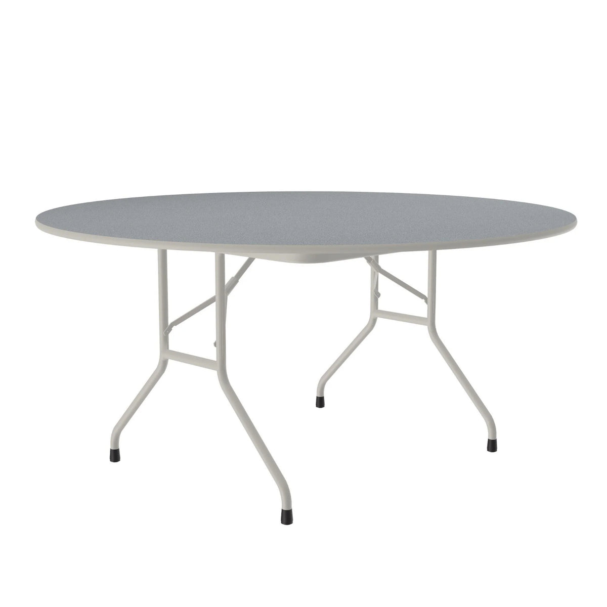 Correll Commercial Laminate Folding Table, 60" Round, Fixed 29" Height