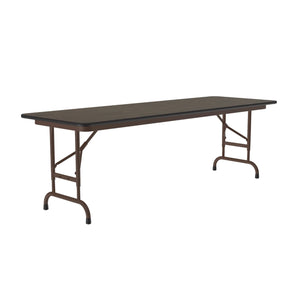 Correll Commercial Laminate Adjustable Height Folding Table, Rectangle, 24" x 72"