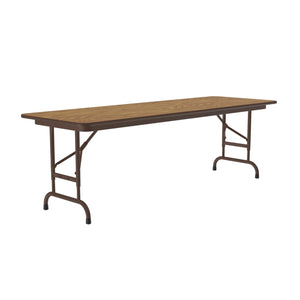 Correll Commercial Laminate Adjustable Height Folding Table, Rectangle, 24" x 72"