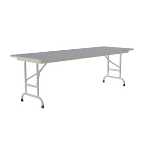 Correll Commercial Laminate Adjustable Height Folding Table, Rectangle, 24" x 72"