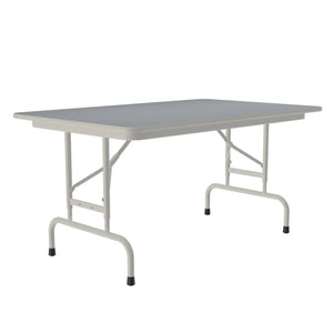 Correll Commercial Laminate Adjustable Height Folding Table, Rectangle, 30" x 48"