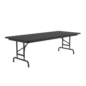 Correll Commercial Laminate Adjustable Height Folding Table, Rectangle, 30" x 60"