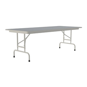 Correll Commercial Laminate Adjustable Height Folding Table, Rectangle, 30" x 60"