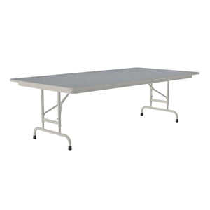 Correll Commercial Laminate Adjustable Height Folding Table, Rectangle, 36" x 96"