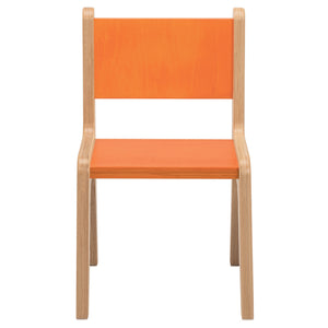 Whitney Plus Chair, 12" Seat Height, Orange