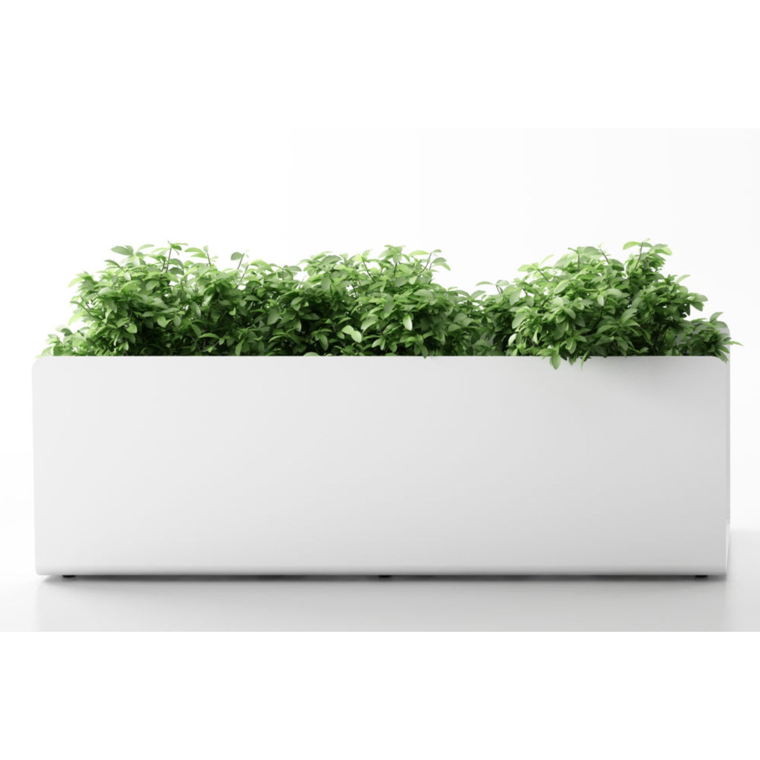 Crepe Indoor/Outdoor Aluminum Rectangular Planter, 48-3/4" W x 15-3/4" D x 16-1/8" H