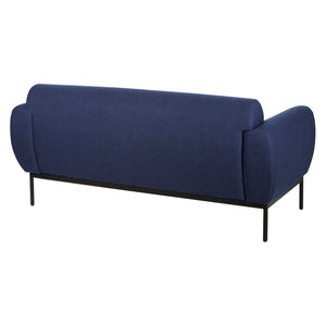 Delta Sofa with Black Metal Legs
