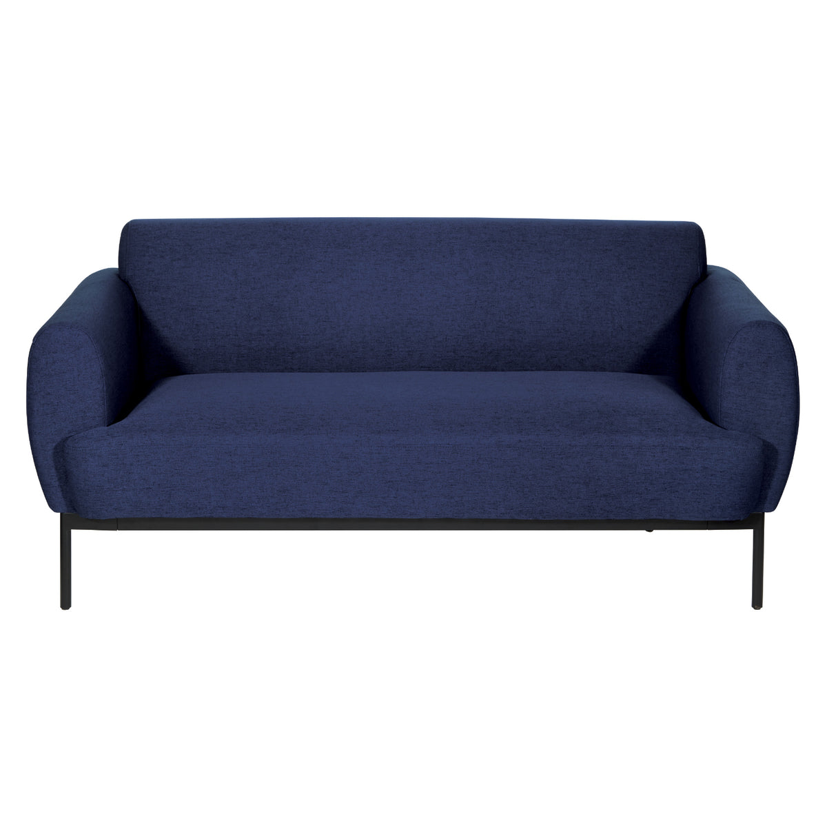 Delta Sofa with Black Metal Legs