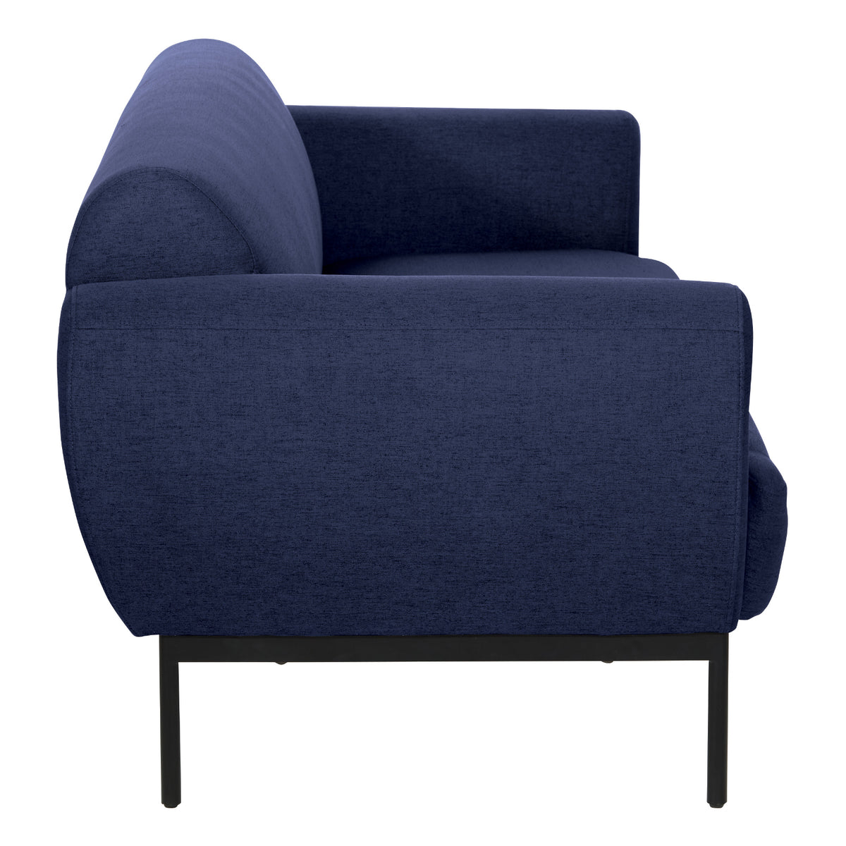 Delta Sofa with Black Metal Legs