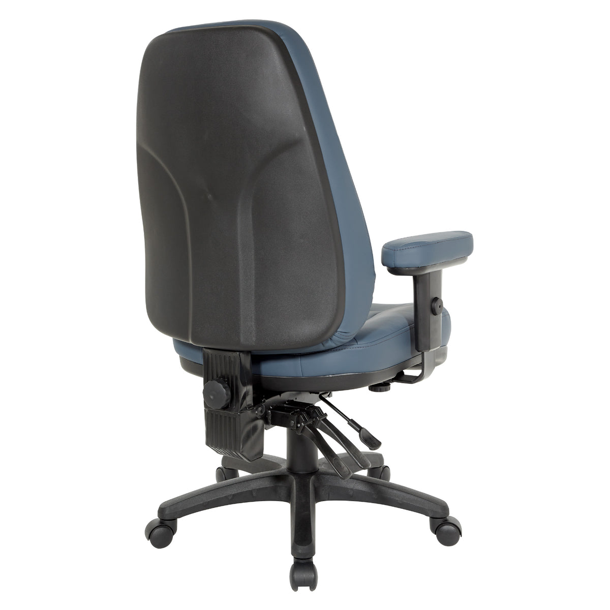 Professional Dual Function Executive Ergonomic High-Back Chair in Silver Ion Technology Dillon Seat and Back
