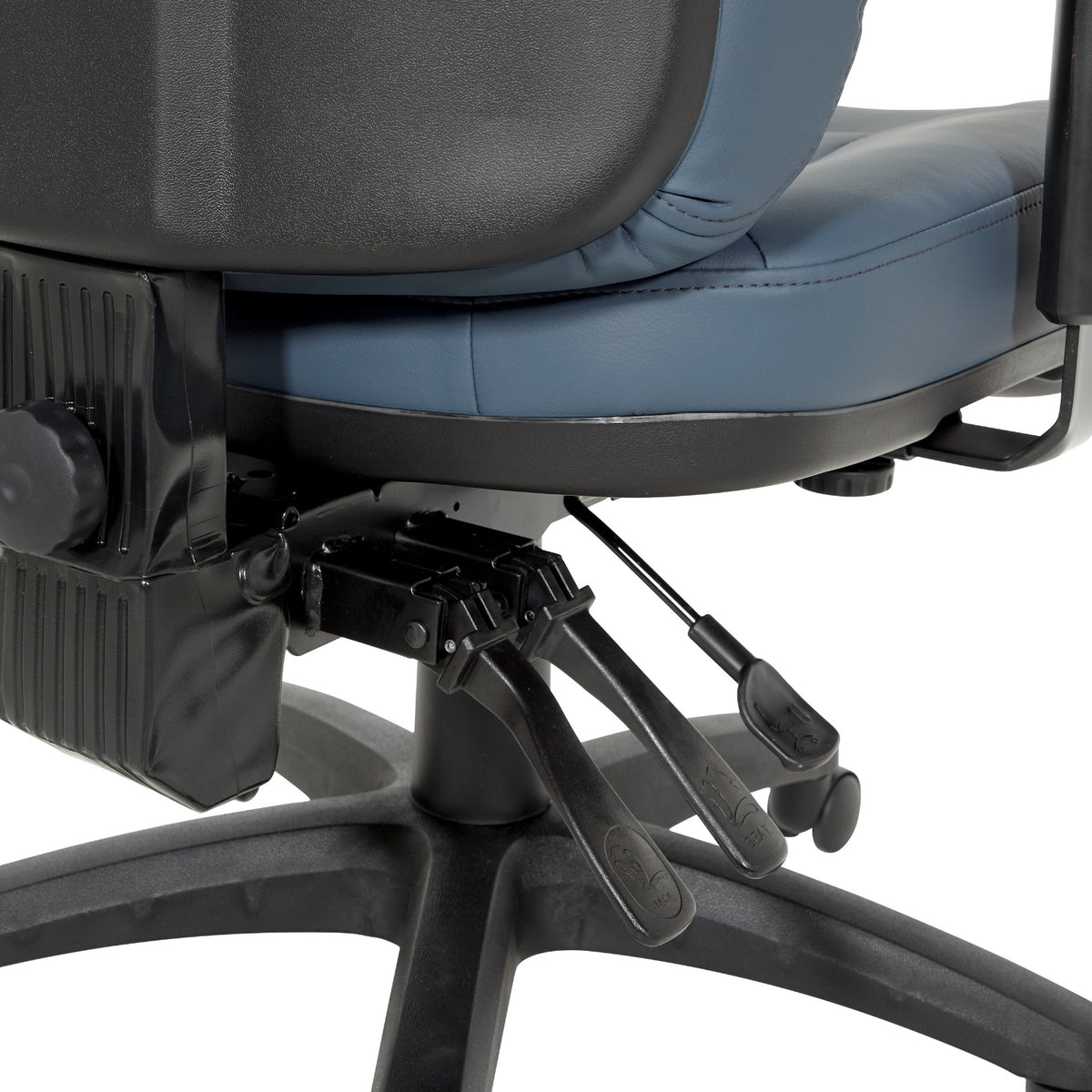 Professional Dual Function Executive Ergonomic High-Back Chair in Silver Ion Technology Dillon Seat and Back