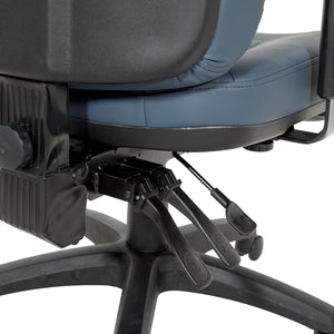 Professional Dual Function Executive Ergonomic High-Back Chair in Silver Ion Technology Dillon Seat and Back