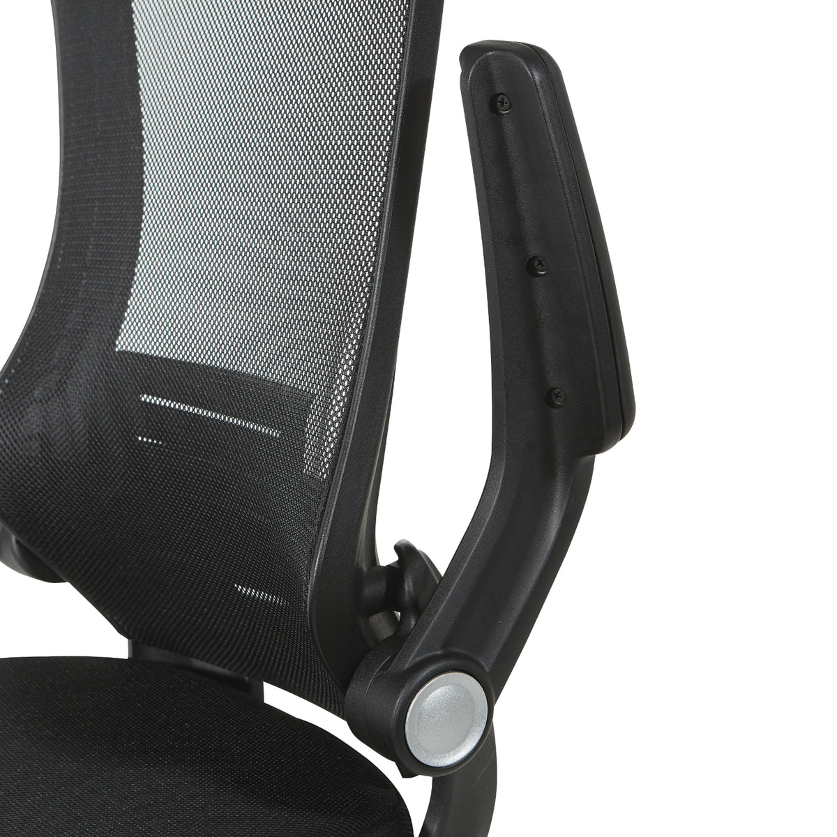 Screen Back Manager’s Chair with Black Fabric Mesh Seat