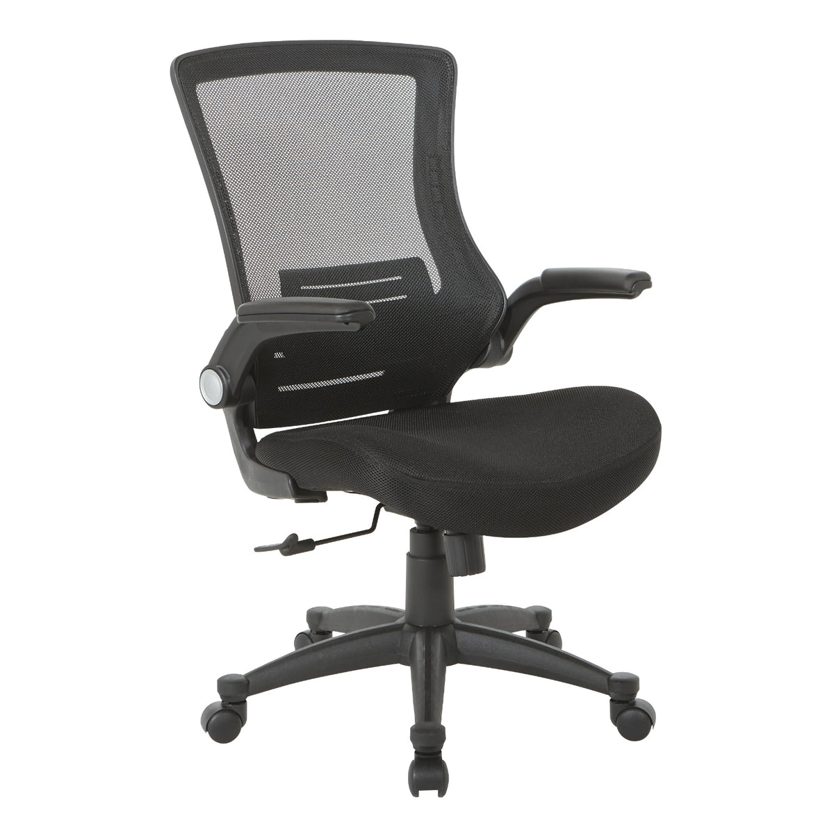 Screen Back Manager’s Chair with Black Fabric Mesh Seat