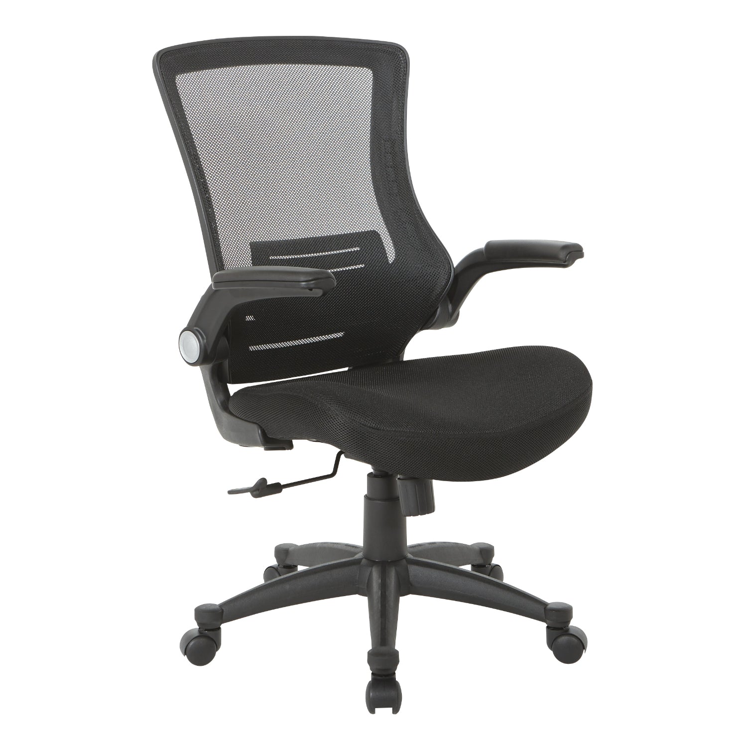 Screen Back Manager’s Chair with Black Fabric Mesh Seat