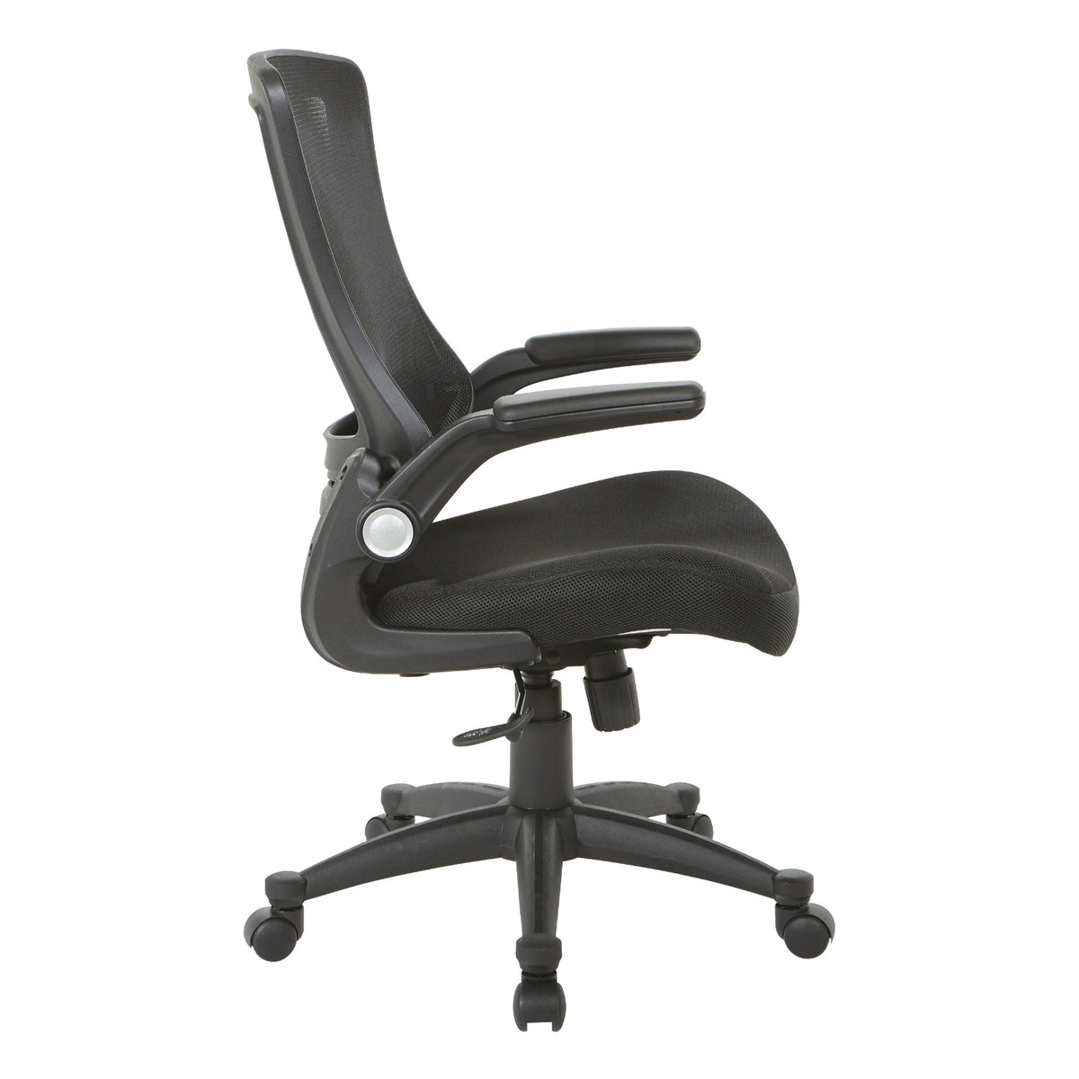 Screen Back Manager’s Chair with Black Fabric Mesh Seat