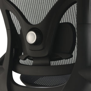 Black Matrix Seat and Back Manager's Chair with Adjustable 4D Flip Arms