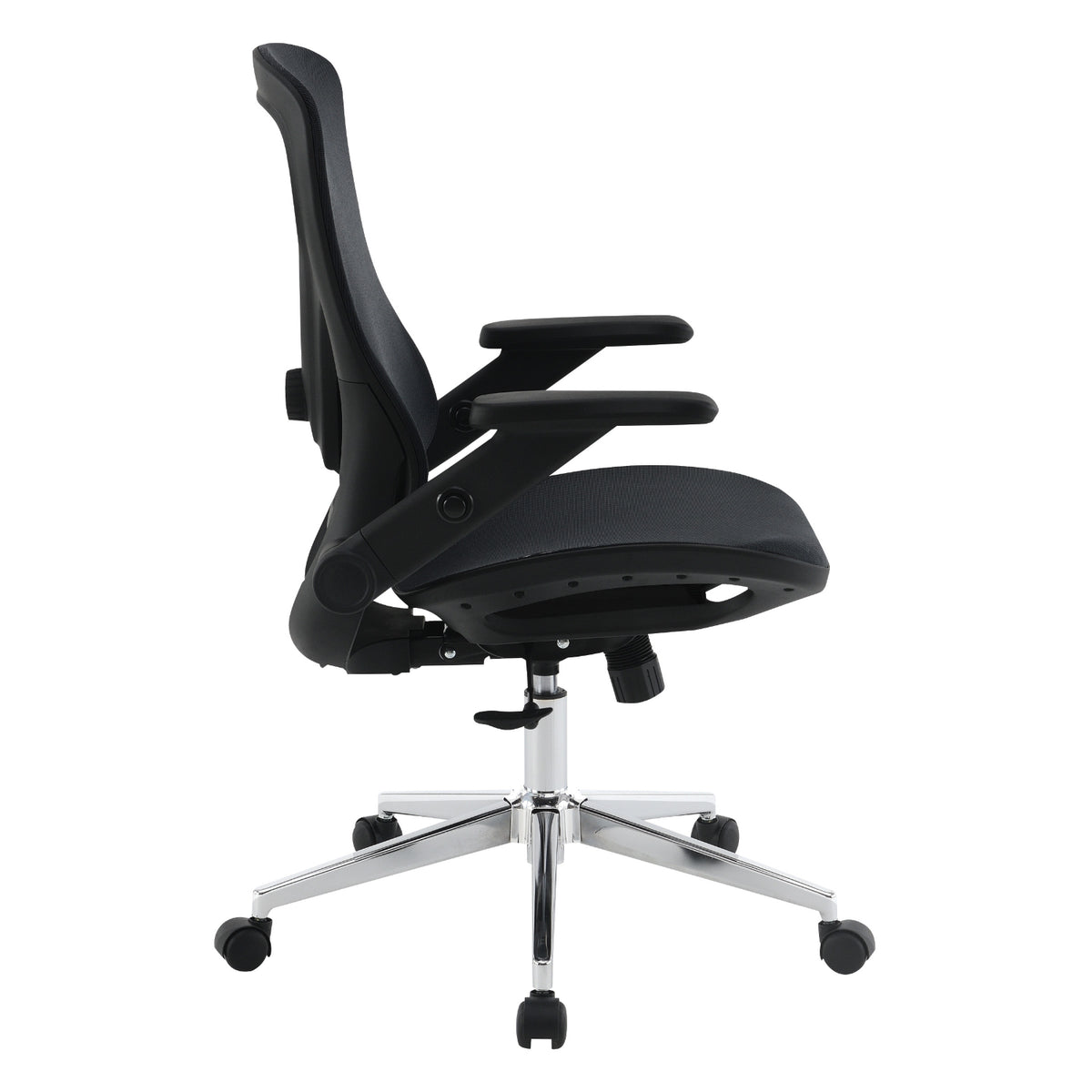 Black Matrix Seat and Back Manager's Chair with Adjustable 4D Flip Arms