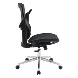 Black Matrix Seat and Back Manager's Chair with Adjustable 4D Flip Arms