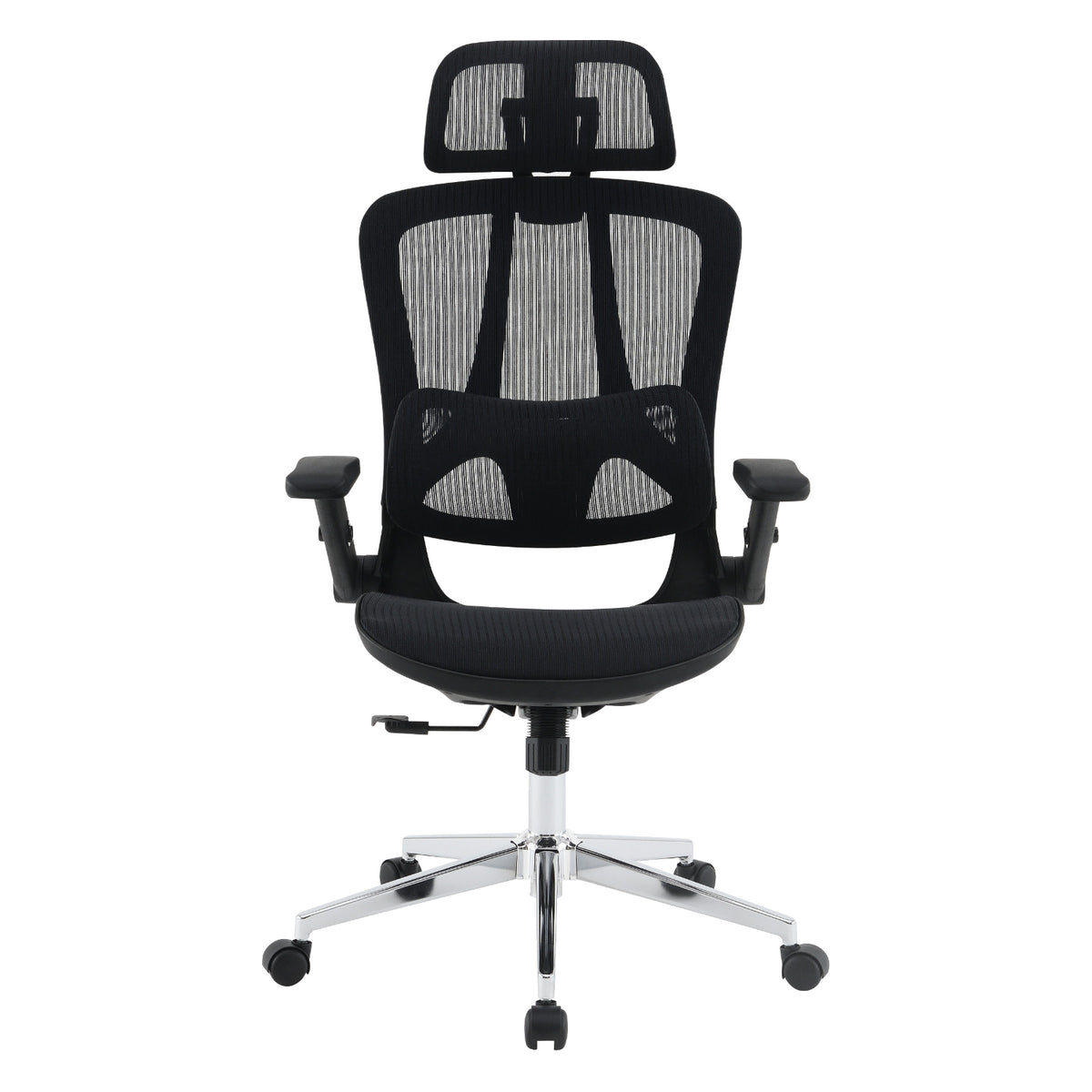 Black Matrix Seat and Back Manager's Chair with Adjustable Headrest and Adjustable 4D Flip Arms