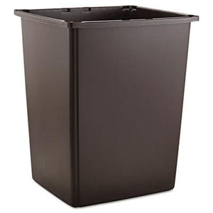 Rubbermaid Glutton Outdoor Waste Container, 56 Gallon, Brown