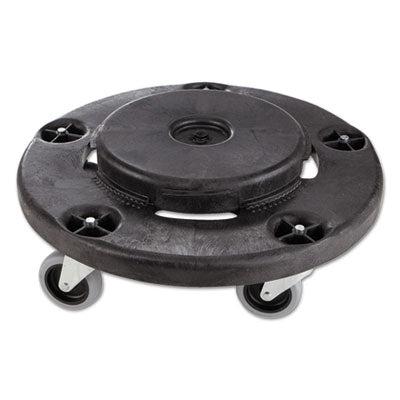 Rubbermaid Brute Twist On/Off Dolly, 250 lb Capacity, Fits 20 to 55 Gallon Brute Waste Containers