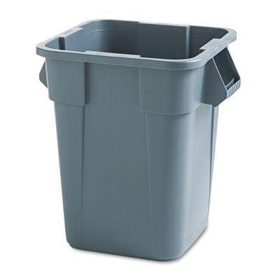 Rubbermaid Brute Square Waste Container, 40 Gallon, Gray