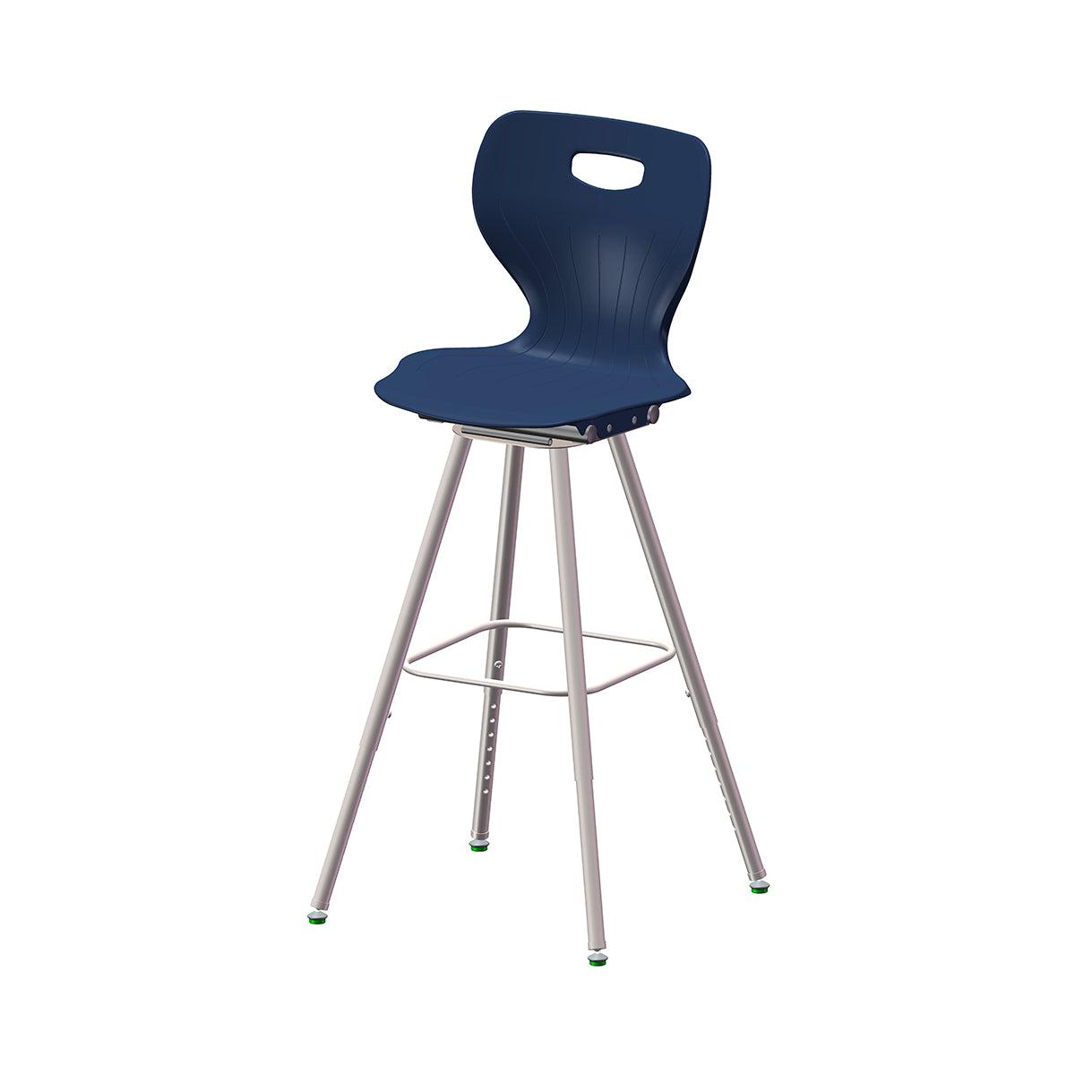 USA Capitol Euroflex Fixed Position Stool, 25"-33" Adjustable Height