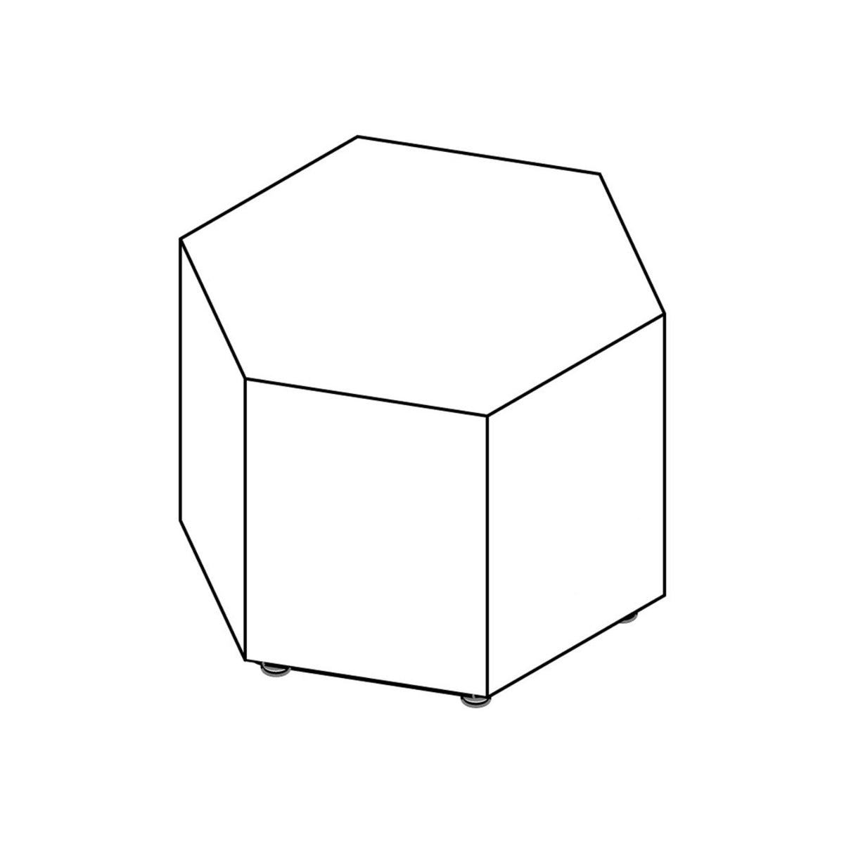 Fomcore Ottoman Series Honeycomb with 100% ALL-FOAM CORE, Antibacterial Vinyl Upholstery, LIFETIME WARRANTY, FREE SHIPPING